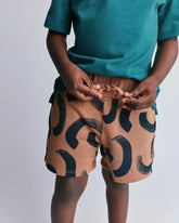 Toddler City Parkâ„¢ Shorts in Abstract Print - Brown