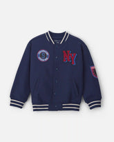 Boys ©Marvel Spider-Man Fleece Varsity Jacket - Blue