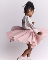 Toddler Girl Avenue Twirlâ„¢ Midi Skirt with Tulle - Light Pink