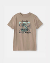 Boys Badlands Snake Graphic Tee - Brown