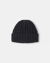 Toddler Boy Ribbed Beanie - Black