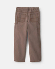 Boys Baggy Carpenter Pants - Brown