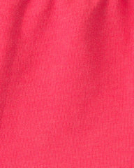 Baby Boy Crab French Terry Shorts - Coral