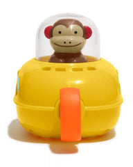 ZOO® Pull & Go Submarine Baby Bath Toy - Monkey