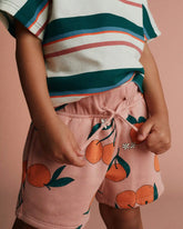 Toddler City Parkâ„¢ Shorts in Clementine Grove Print - Light Pink
