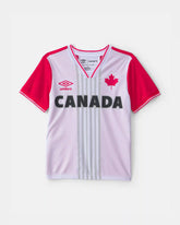 Kids Umbro Canada Soccer Jersey - Red/White