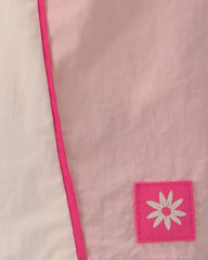 Girls Colorblock Skort - Ivory/Pink
