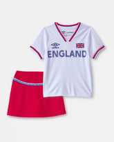 Toddler Girl 2-Piece Umbro England Soccer Jersey & Skort Set - Red/White