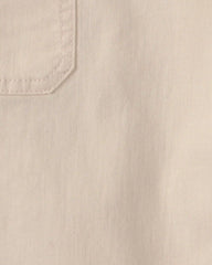 Girls Straight-Leg Cargo Pants - Cream