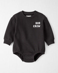 Baby Organic Cotton 'Boo Crew' French Terry Bubble