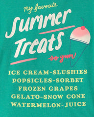 Toddler Girl Ice Cream Graphic Tee - Green