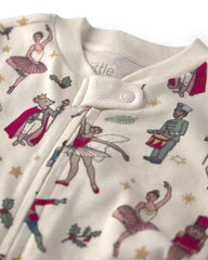 Baby Organic Cotton Sleep & Play Pajamas in Nutcracker