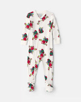 Baby 1-Piece Dr. Seussâ„¢ The Grinch Christmas 2-Way Zip 100% Cotton Snug Fit Footed Pajama - Ivory