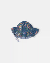 Baby Girl Floral Chambray Bucket Hat