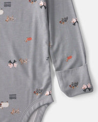 Baby 2-Piece Halloween PurelySoft™ Long-Sleeve Bodysuit & Pant Set - Grey