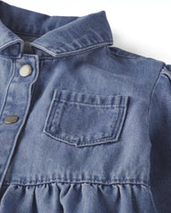 Toddler Girl Organic Cotton Denim Dress