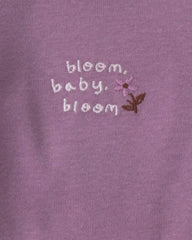 Baby Girl 3-Piece Floral Bodysuits & Pant Set - Purple