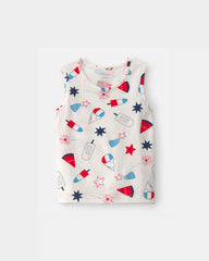 Toddler Fourth of July Popsicle Tank Top