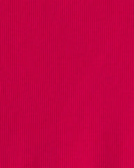 Girls Rib Tank Top - Red