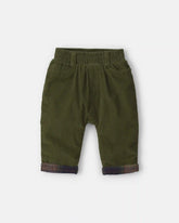 Baby Boy Corduroy Pants - Olive Green