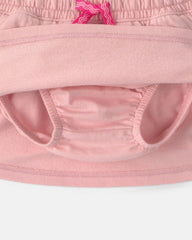 Baby Girl French Terry Skort - Pink