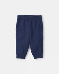 Baby Boy 3-Piece Buffalo Check Long-Sleeve Layering Set - Navy Blue