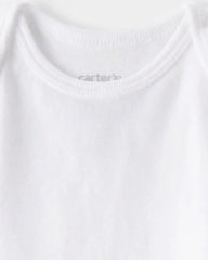 Baby 10-Pack Sleeveless Cotton Bodysuits - White