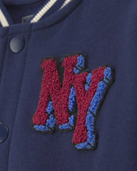 Boys ©Marvel Spider-Man Fleece Varsity Jacket - Blue