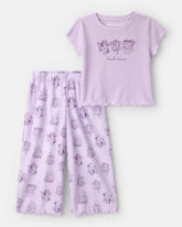 Toddler Girl 2-Piece Blueyâ„¢ Short-Sleeve Pajama Set - Purple