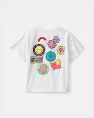 Girls SmileyWorld® Graphic Tee - White