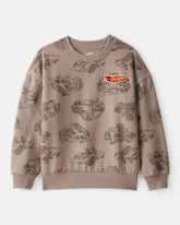 Boys Hot Wheelsâ„¢ Pullover Sweatshirt - Brown