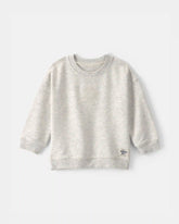 Baby OshKosh Logo French Terry Pullover Sweatshirt - Grey