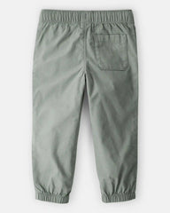 Toddler Boy Cotton Everyday Pull-On Jogger - Green