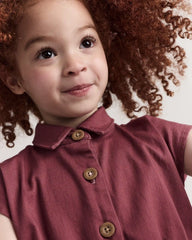 Toddler Girl Avenue Twirl™ Dress - Burgundy