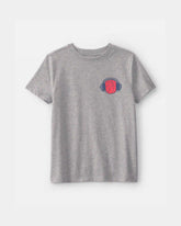 Boys 'Streetball' Basketball Graphic Tee - Grey