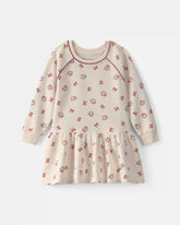 Toddler Girl Disney© Long-Sleeve Dress - Cream