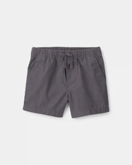 Baby Boy Canvas Shorts - Grey