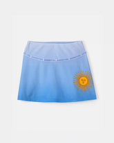 Girls Umbro Argentina Active Skort - Light Blue/White