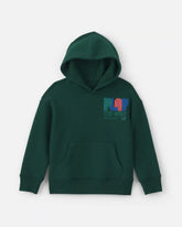 Boys 'Play To Win' Fleece Hoodie - Green