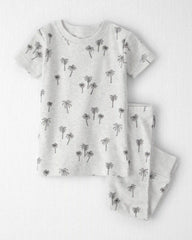 Baby 2-Piece Organic Cotton Pajamas in Palm Trees
