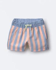 Toddler City Park™ Short in Stripes - Blue/Pink
