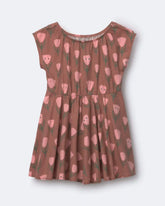 Toddler Girl Avenue Twirlâ„¢ Dress in Tulip Print - Brown