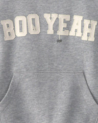 Toddler Boy 2-Piece 'Boo Yeah' Halloween Top & Pant Set - Grey/Black