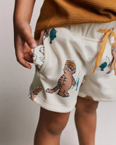 Toddler City Parkâ„¢ Short in Fishing Tiger Print - Cream