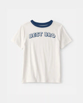 Boys 'Best Bro' Graphic Tee - Ivory