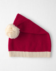 Toddler Organic Cotton Sweater Knit Santa Hat