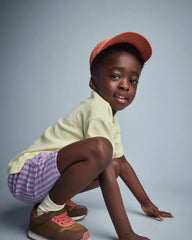 Toddler Boy Henley Tee with Pocket - Yellow