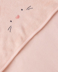 Baby Girl 2-Pack Bunny Terry Towels - Pink