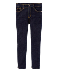 Kid Dark Blue Wash Skinny-Leg Jeans