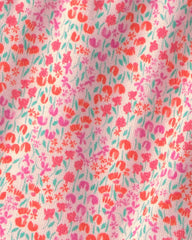 Toddler Girl Floral French Terry Shorts